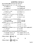 Bài tập mẫu toán cao cấp - Toán cao cấp c2 | Trường Đại Học Duy Tân