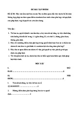 Đề bài tập nhóm số 20: Phân tích bản án tuyên bố di chúc không hợp pháp môn Kinh tế chính trị | Trường Đại học Luật Hà Nội