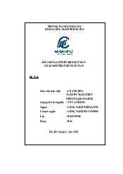 Báo cáo trí tuệ nhân tạo(AI) - Công nghệ thông tin | Trường đại học Điện Lực
