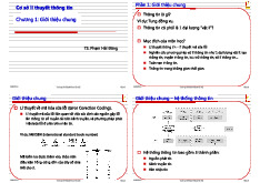 Tổng hợp bài giảng môn Lý thuyết thông tin| Bài giảng môn Lý thuyết thông tin| Trường Đại học Bách Khoa Hà Nội
