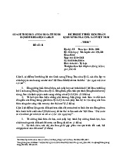 Đề thi cuối kỳ môn Lịch sử Đảng | Trường Đại học Ngoại Thương