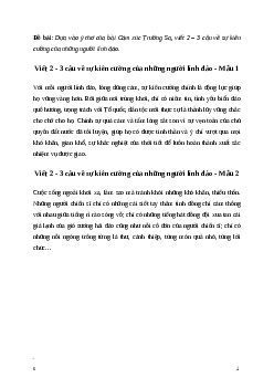 Văn mẫu Viết 2 - 3 câu về sự kiên cường của những người lính đảo | Kết nối tri thức