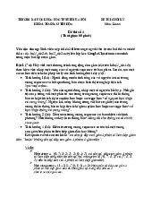 Đề thi Linux đề số 4 kỳ 2 năm học 2020-2021 | Trường Đại học Khoa học tự nhiên, Đại học Quốc gia Hà Nội