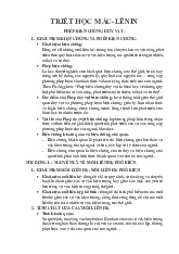 Phép biện chứng duy vật | Trường Đại học Luật, Đại học Quốc gia Hà Nội