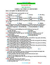 Đề Cương Ôn Tập Giữa Kỳ 1 Tin 12 Kết Nối Tri Thức 2025-2026 Có Đáp Án