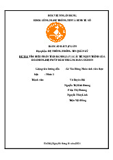 Báo cáo bài tập lớn Phân tích đánh giá và cải tiến quy trình của Cocoon môn Hệ thống thông tin quản lý | Học viện Ngân hàng