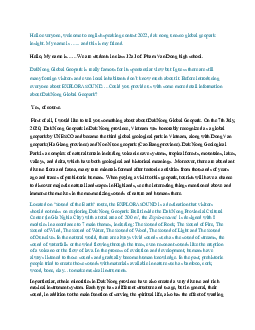 Tự luận "Bài nói về cảnh quan?"