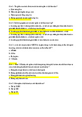 Bộ câu hỏi trắc nghiệm có đáp án môn Chủ nghĩa xã hội khoa học | Trường Đại học Tôn Đức Thắng
