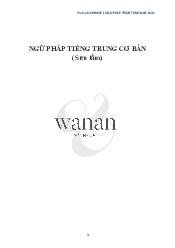 Top 135 Ngữ pháp tiếng Trung cơ bản - Ngữ pháp tiếng Trung | Trường Đại học Ngoại ngữ, Đại học Quốc gia Hà Nội