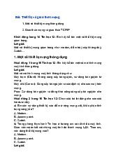 Giải SGK Tin học 12 Chân trời sáng tạo Bài B1: Thiết bị và giao thức mạng