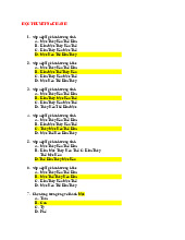 Ôn Tập Học Thuyết Ngũ Hành | Trắc nghiệm dược học cổ truyền