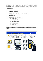 Tìm hiểu mã đọc Wannacry và cách giải quyết - Cơ sở an toàn thông tin - Học Viện Kỹ Thuật Mật Mã