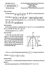 Đề chọn học sinh giỏi tỉnh Toán THCS năm 2024 – 2025 sở GD&ĐT Sơn La
