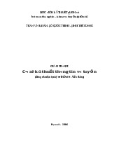 Giáo trình Cơ sở Kỹ thuật Thông tin Vô tuyến - Học viên Kỹ thuật QS
