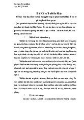 Bài kiểm tra điều kiện công tác lưu trữ | Học viện Hành chính Quốc gia