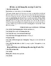 Đề khảo sát chất lượng đầu năm môn Văn lớp 12 năm 2025 (Đề 8)