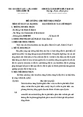 đề cương chi tiết học phần môn kinh tế đầu tư