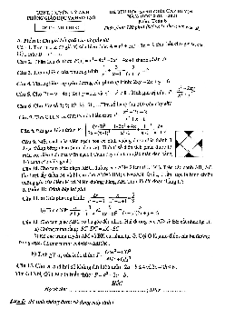 Đề thi HSG huyện Toán 8 năm 2020 – 2021 phòng GD&ĐT Kỳ Anh – Hà Tĩnh