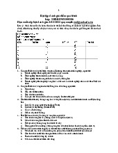 Bài kiểm tra đánh giá điểm quá trình | Môn kinh doanh quốc tế