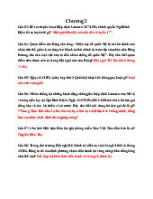 Câu hỏi ôn tập LSĐ. Trường Đại học Nguyễn Tất Thành