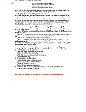 Đề cương Dao động điều hòa có đáp án ôn tập môn Vật lý đại cương 2  | Học viện Công Nghệ Bưu Chính Viễn Thông