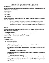 Tóm tắt kiến thức các chương Môn Quản lý học | Đại học Kinh Tế Quốc Dân