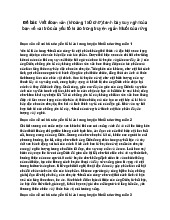 Đề bài: Viết đoạn văn (khoảng 150 chữ) trình bày suy nghĩ của bạn về vai trò của yếu tố kì ảo trong truyện ngắn Muối của rừng.| Văn mẫu lớp 12