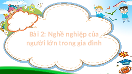 Giáo án điện tử Tự nhiên và Xã hội 2 Bài 2 Kết nối tri thức: Nghề nghiệp của người lớn trong gia đình