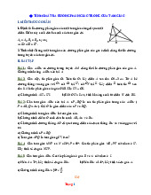 Bài Tập Hình Học 7 Tính Chất Ba Đường Phân Giác Trong Của Một Tam Giác Có Lời Giải