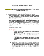 Ôn tập Môn Kinh tế chính trị | Trường Đại học Luật Hà Nội
