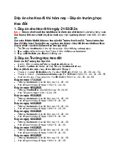 Đáp án cho Heo đi thi hôm nay - Đáp án trường học Heo đất