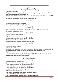 Bài tập trắc nghiệm chương từ trường Vật lí 11 (có đáp án)