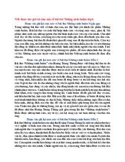 Văn mẫu lớp 6 Chân trời sáng tạo bài Viết đoạn văn ghi lại cảm xúc về bài thơ Những cánh buồm