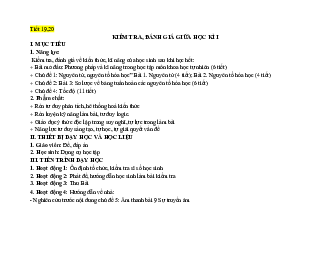 Đề thi giữa học kì 1 môn Khoa học tự nhiên 7 năm 2023 - 2024 sách Cánh diều - Đề 6