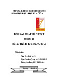 Báo cáo đồ án Thiết bị tưới cây tự động môn Nhập môn Điện tử - Viễn thông | Trường Đại học Bách Khoa Hà Nội