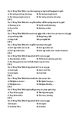 Top 84 câu hỏi trắc nghiệm ôn thi cuối kỳ môn Tin học đại cương - Học Viện Kỹ Thuật Mật Mã