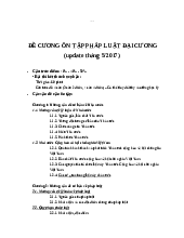 Đề cương Pháp luật đại cương | Pháp luật đại cương | Đại học Ngoại thương