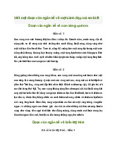 Viết một đoạn văn ngắn kể về một cảnh đẹp mà em biết | Tập làm văn 3