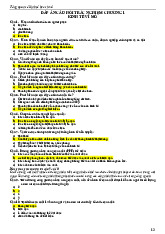 Trắc nghiệm vĩ mô theo chương trình (Có đáp án) | Đại học Lạc Hồng