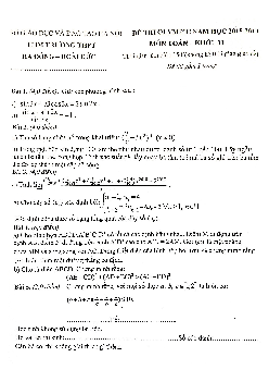 Đề Olympic Toán 11 năm 2019 cụm trường THPT Hà Đông – Hoài Đức – Hà Nội