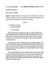 Bài thu hoạch môn Triết học Mác - Lênin | Trường Đại học Khoa học Tự nhiên, Đại học Quốc gia Thành phố Hồ Chí Minh