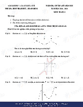 Đề cương ôn tập giữa kỳ 1 Toán 12 năm 2025 - 2026 – THPT Trần Phú, Hà Nội