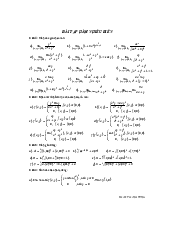 Bài tập hàm nhiều biến | Giải tích 2 | Đại học Bách Khoa Hà Nội