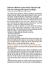 Diện tích Việt Nam là bao nhiêu? Diện tích Việt Nam ảnh hưởng gì đến người lao động?