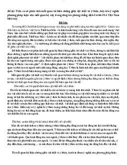 Những bài văn hay cho học sinh giỏi | Đại học Sư Phạm Hà Nội