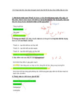 Đề cương ôn thi cuối kỳ môn dược lý -Trường Đại học y khoa Phạm Ngọc Thạch