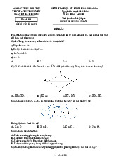 Đề cuối kỳ 1 Toán 10 năm 2024 – 2025 trường chuyên Nguyễn Tất Thành – Kon Tum
