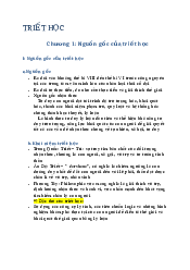 Lý thuyết môn Triết học Mác Lênin | Trường Đại học Luật, Đại học Quốc gia Hà Nội