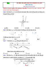 Đề Kiểm Tra Giữa HK 1 Toán 12 Kết Nối Tri Thức Giải Chi Tiết-Đề 3