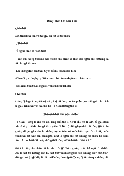 Phân tích bài thơ Mời trầu của Hồ Xuân Hương (Dàn ý + 2 Mẫu) Ngữ Văn 8 | Cánh diều